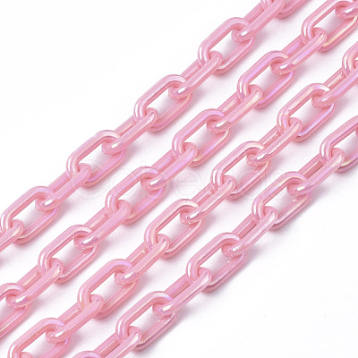 Acrylic Opaque Cable Chains X-PACR-N009-002G-1