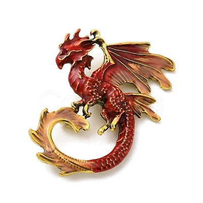 Dragon Enamel Pin Brooches JEWB-F027-01-1