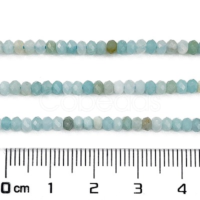 Natural Flower Amazonite Beads Strands G-L587-B06-01-1