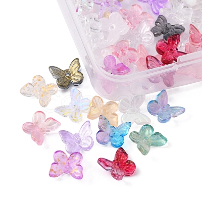 50Pcs Transparent Glass Charms GLAA-FS0001-06-1