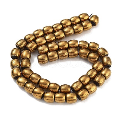 Synthetic Magnetic Hematite Beads Strands G-P545-H01-01-1