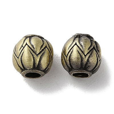 Tibetan Style Brass Beads KK-M284-63AB-1