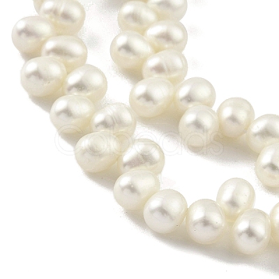 Natural Cultured Freshwater Pearl Beads Strands PEAR-A006-24-1