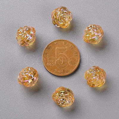 Transparent Acrylic Beads TACR-S154-33C-919-1