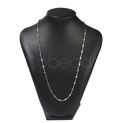 Non-Tarnish Stainless Steel Link Necklaces NJEW-JN02211-1