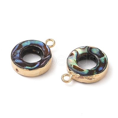 Natural Paua Shell Pendants SHEL-P017-18G-1