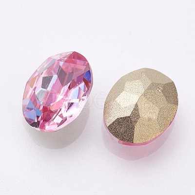 K9 Glass Rhinestone Cabochons X-GLAA-D001-05-1