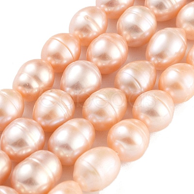 Natural Cultured Freshwater Pearl Beads Strands PEAR-P062-12A-1