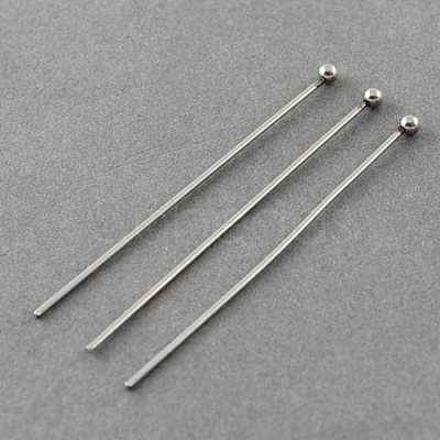 Tarnish Resistant 304 Stainless Steel Ball Head pins STAS-R015-25mm-1