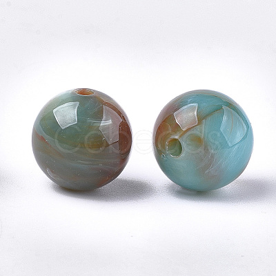 Acrylic Beads X-OACR-S029-060G-01-1