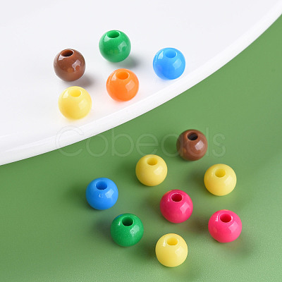 Opaque Acrylic Beads MACR-S370-C6mm-M2-1