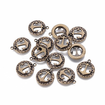 Tibetan Style Alloy Pendants TIBE-S301-019AB-NR-1