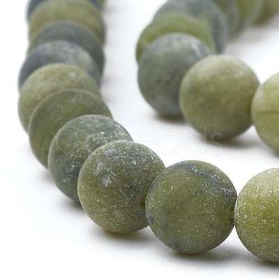 Natural Xinyi Jade/Chinese Southern Jade Beads Strands G-T106-071-1