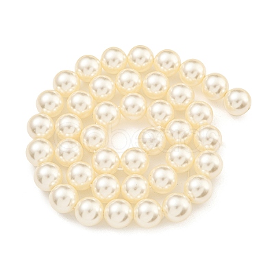 Glass Pearl Beads Strands HY-G002-01E-02-1