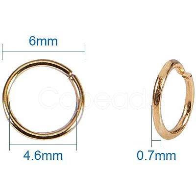 Mixed Open Jump Rings Iron Jump Rings IFIN-PH0001-03-NF-1