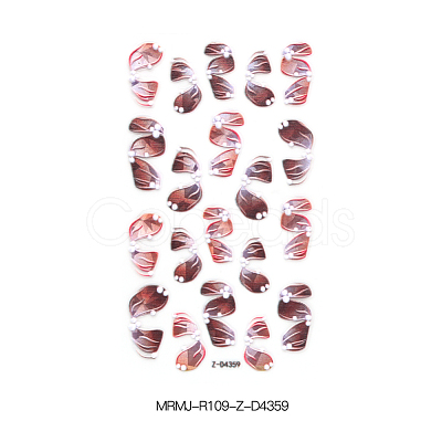 5D Laser Nail Art Stickers Decals MRMJ-R109-Z-D4359-1