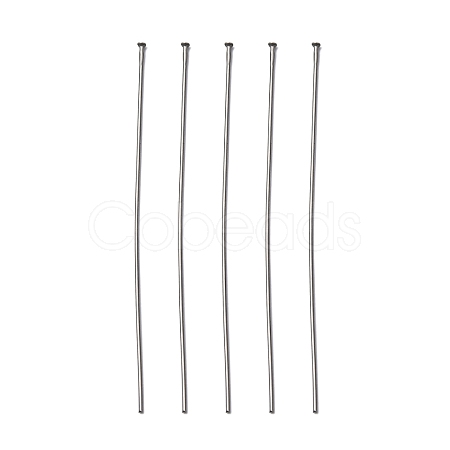 304 Stainless Steel Flat Head Pins X-STAS-R046-65mm-1