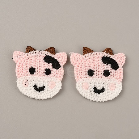 Animal Polyester Knitted Appliques DIY-WH0399-42L-1