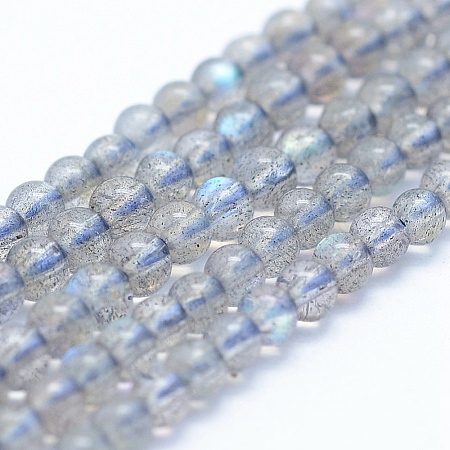 Natural Labradorite Beads Strands G-P342-09A-3mm-A++-1