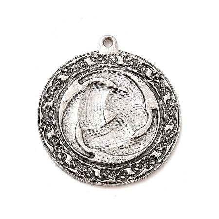 Tibetan Style Alloy Pendants PALLOY-B008-07AS-1