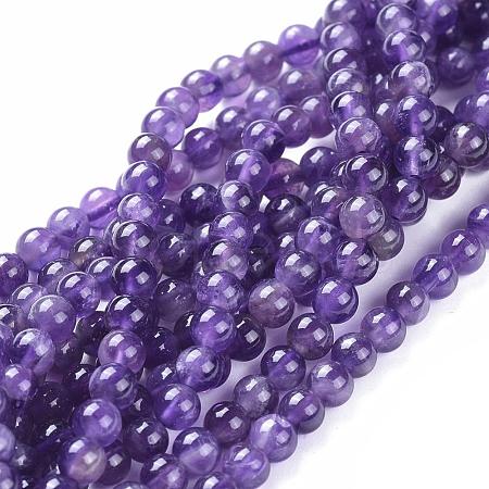 Natural Amethyst Beads Strands G-I256-02C-A-1