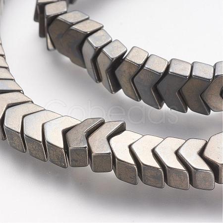 Non-magnetic Synthetic Hematite Beads G-P218-13-02-1