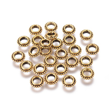 Tibetan Style Alloy Spacer Beads GLF11067Y-NF-1