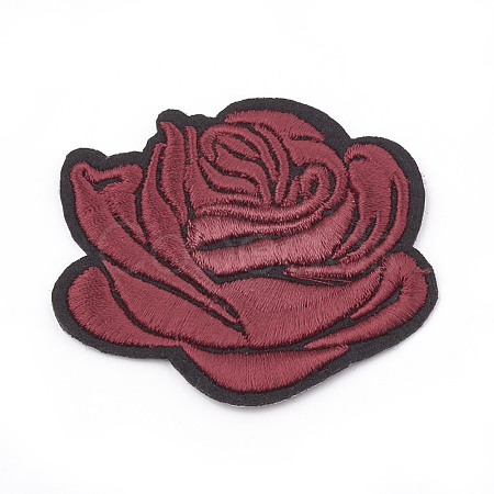 Computerized Embroidery Cloth Iron On/Sew On Patches AJEW-S069-067-1