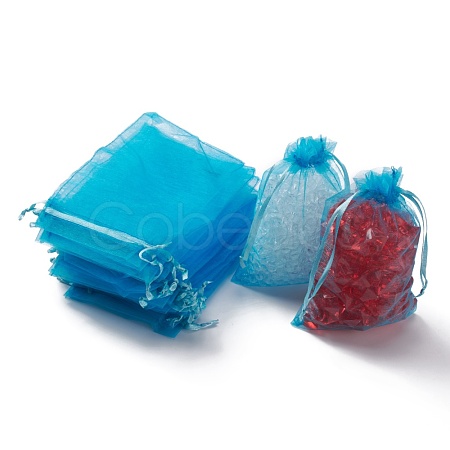 Organza Gift Bags with Drawstring OP-R016-10x15cm-17-1