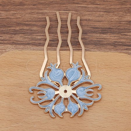 Alloy Hair Comb Findings PW-WGAD31C-06-1