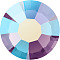 Preciosa&reg MAXIMA Crystal No Hotfix Flatback Stones, Czech Crystal, Dura Foiling, Round(438 11 615 Chaton Rose), 20050 200 Amethyst AB, SS10(2.7~2.9mm)