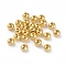 Tibetan Style Spacer Beads, Round, Lead Free & Cadmium Free, Golden, 5x4mm, Hole: 1.5mm