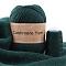 Knitting Yarn, Cashmere Polyester Yarn, for Blanket Pillows Craft Crochet Yarns, Dark Slate Gray, 2mm, about 50g/Skein