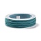 Braided Nylon Threads, Dyed, Knotting Cord, for Chinese Knotting, Crafts and Jewelry Making, Green, 1mm, about 21.87 yards(20m)/roll