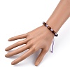 Adjustable Korean Waxed Polyester Cord Kid Braided Beads Bracelets BJEW-JB05437-04-4