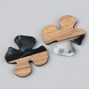 Resin & Walnut Wood Pendants RESI-S389-052B-A02-2