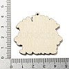 Wood Pendant WOOD-H107-04-06-3