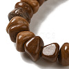 Natural Wood Lace Stone Beads Strands G-B078-G01-01-4