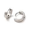 Non-Tarnish Polishing 304 Stainless Steel Hoop Earrings EJEW-P255-11P-2