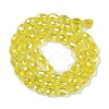 Transparent Electroplate Glass Beads Strands EGLA-N013-T8mm-B26-2