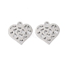 Non-Tarnish 316 Stainless Steel Charms STAS-C096-12C-P-1