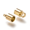 Brass Cord Ends KK-H759-41B-G-2