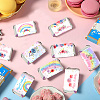 Leaf Paper Self Adhesive Mini Candy Bar Wrappers DIY-WH0604-013-4