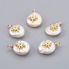Natural Cultured Freshwater Pearl Pendants PEAR-F008-14G-1