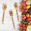 6Pcs Bamboo Spoons & Knifes & Forks AJEW-WH0411-009-4