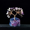 Natural Fluorite Chips Tree Decorations PW-WG47948-09-1