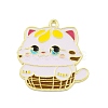 Cartoon Alloy Enamel Pendants ENAM-Z015-04G-02-1