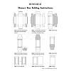 Kraft Paper Folding Box CON-WH0010-01E-D-6