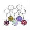 Synthetic & Natural Colour Jade Keychain KEYC-S252-06-1