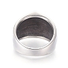 304 Stainless Steel Signet Band Rings for Men RJEW-D073-29-AS-3